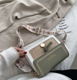 The New Fashion Hit Color Crossbody Small Square Bag