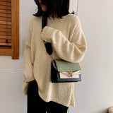 Korean fashion matte shoulder bag small square bag