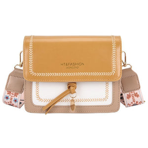 The New Fashion Hit Color Crossbody Small Square Bag