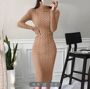 Women's Slim-fit Hip-wrapped Temperament Dress