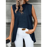 Irregular Draping Top Shirt For Women