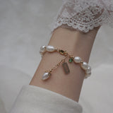 Natural Zircon Pearl Bracelet Ins Fashion Luxury Jewelry