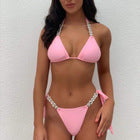 Bikini bandage split swimsuit