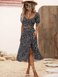 Women's Short-sleeved Dress Two-piece Set