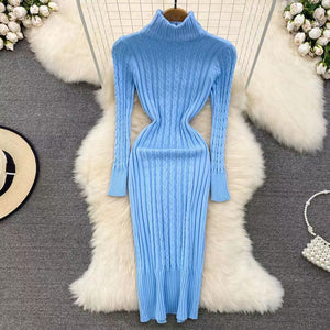 Women's Slim-fit Hip-wrapped Temperament Dress