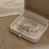 Natural Zircon Pearl Bracelet Ins Fashion Luxury Jewelry