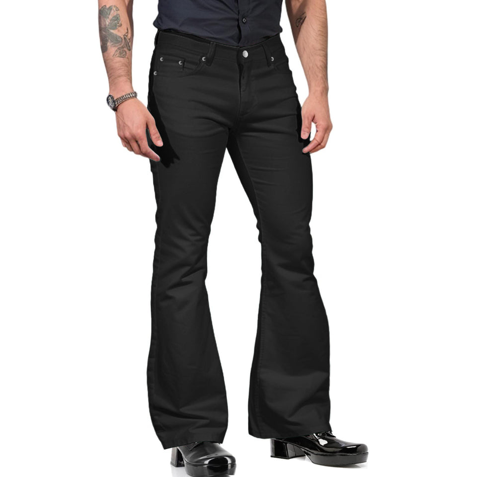 Men's Casual Foreign Trade Bell-bottom Pants