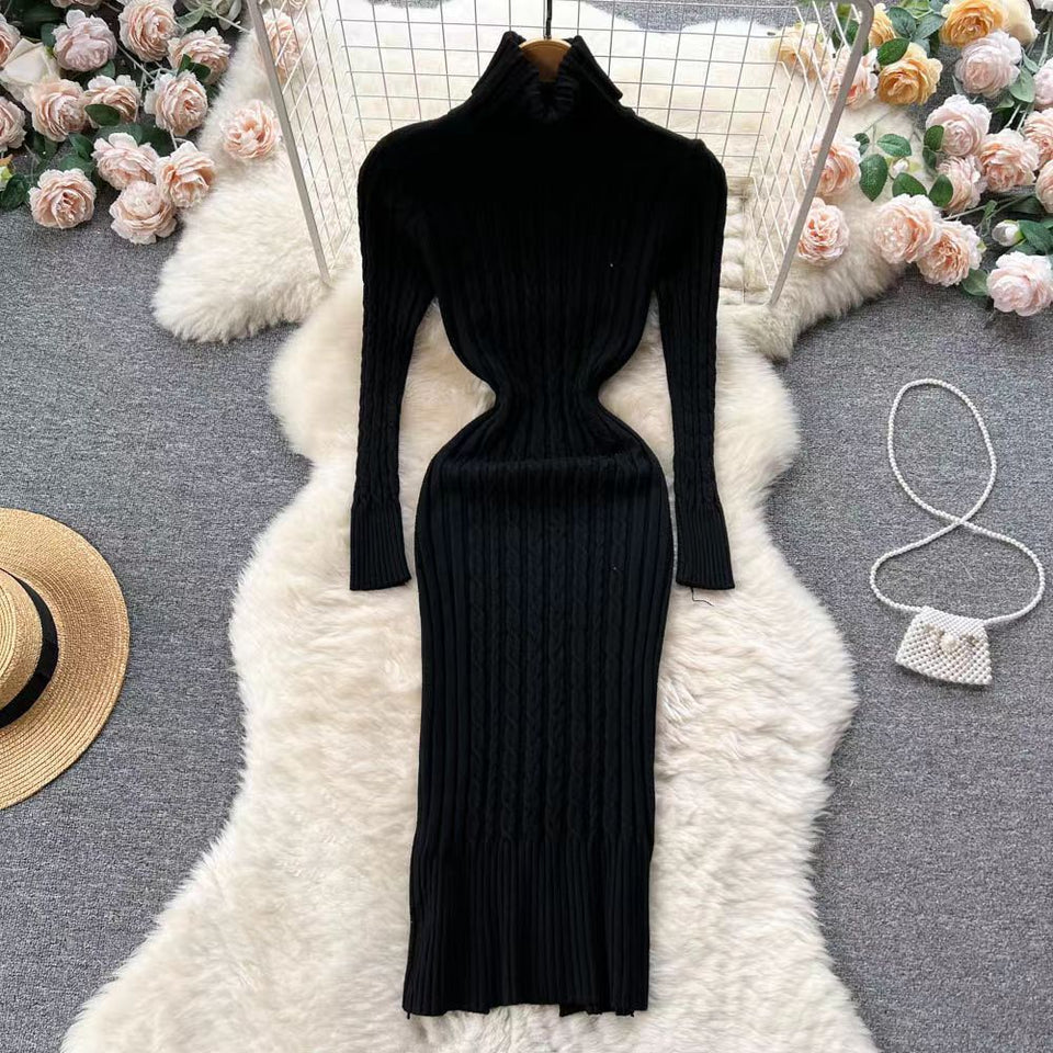 Women's Slim-fit Hip-wrapped Temperament Dress